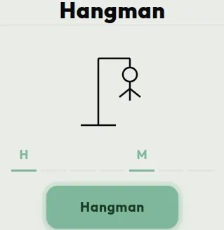 Denní hra Šibenice zdarma - hádejte tajné slovo písmeno po písmenu, než bude panáček hotový.